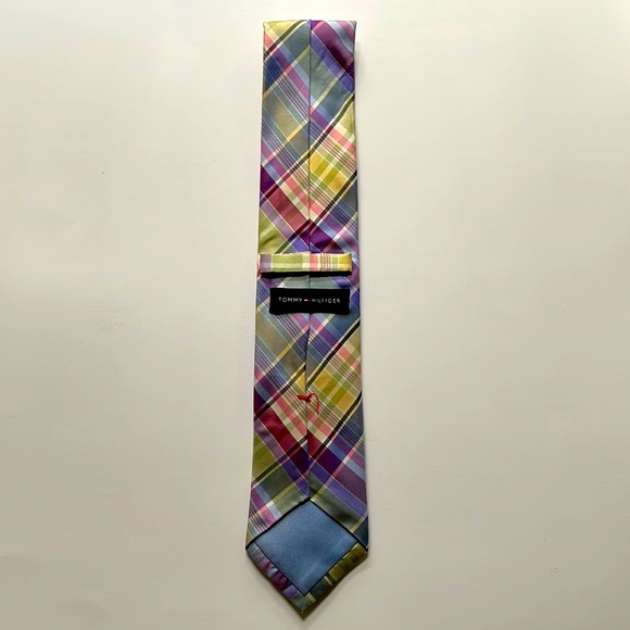 Tommy Hilfiger Men's Neck Tie Plaid - Picture 3 of 5